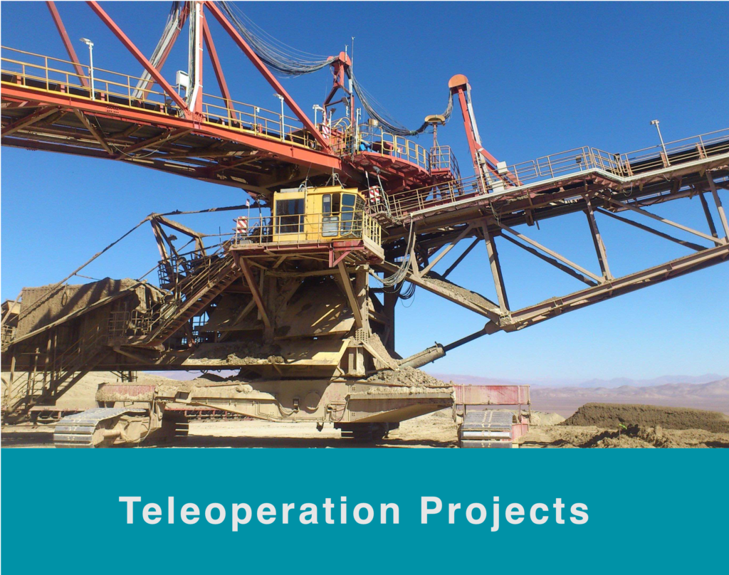 Product: Teleoperation of Large Machines: Spreader, Gabriela Mistral, Codelco, Chile - SK Godelius