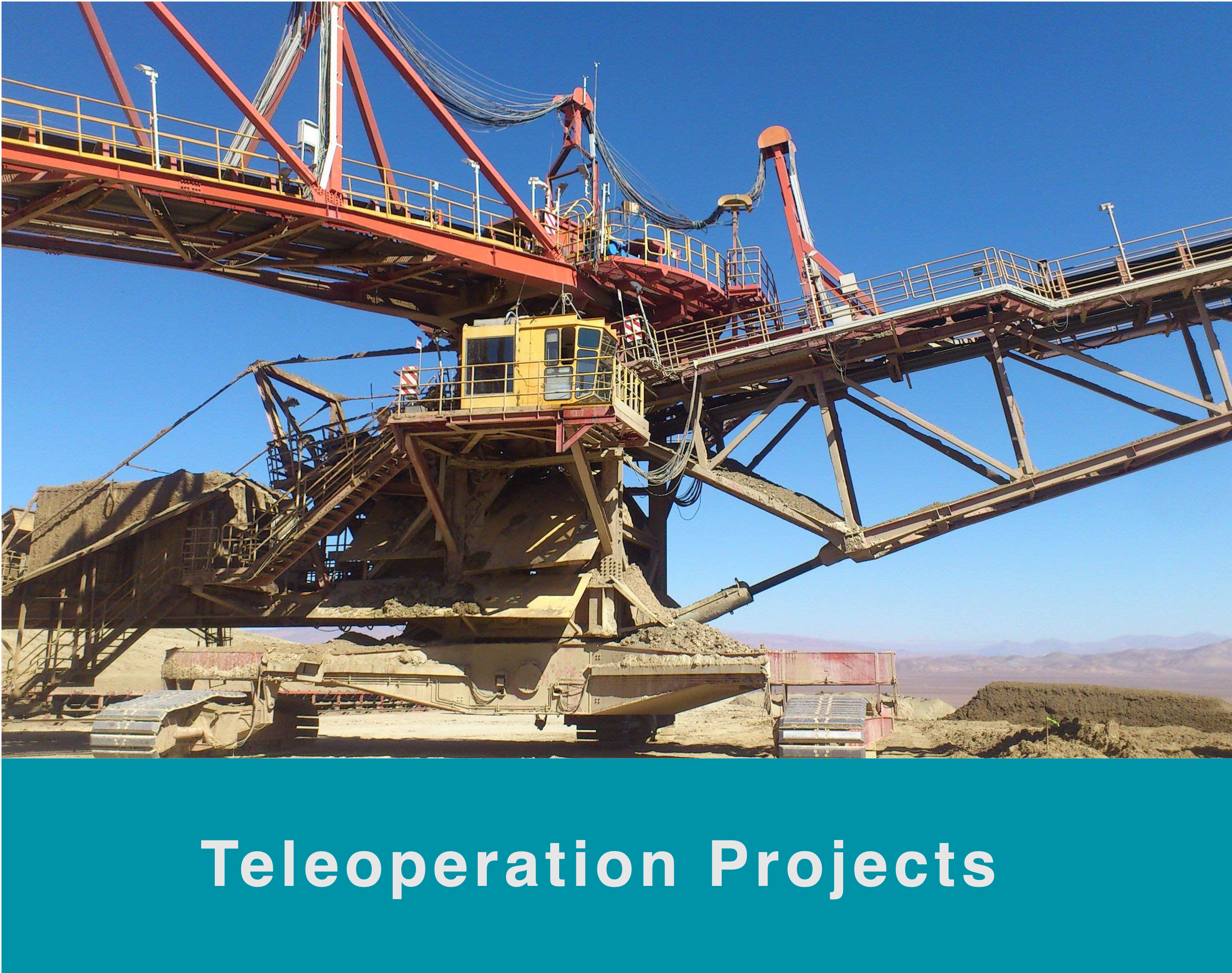 Teleoperation of Large Machines: Spreader Godelius