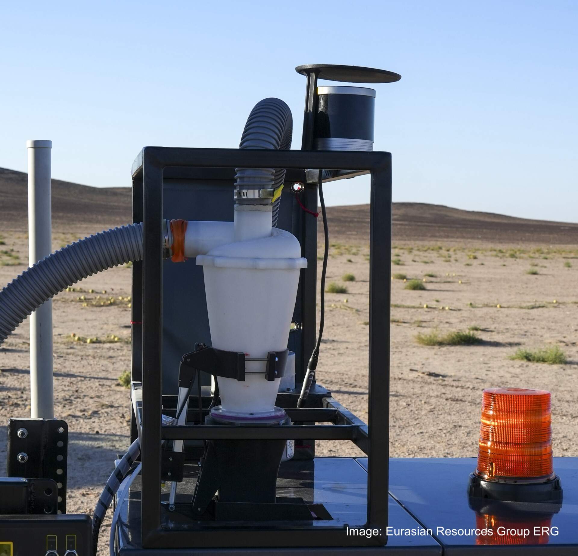 LiDAR and pneumatic conveyor